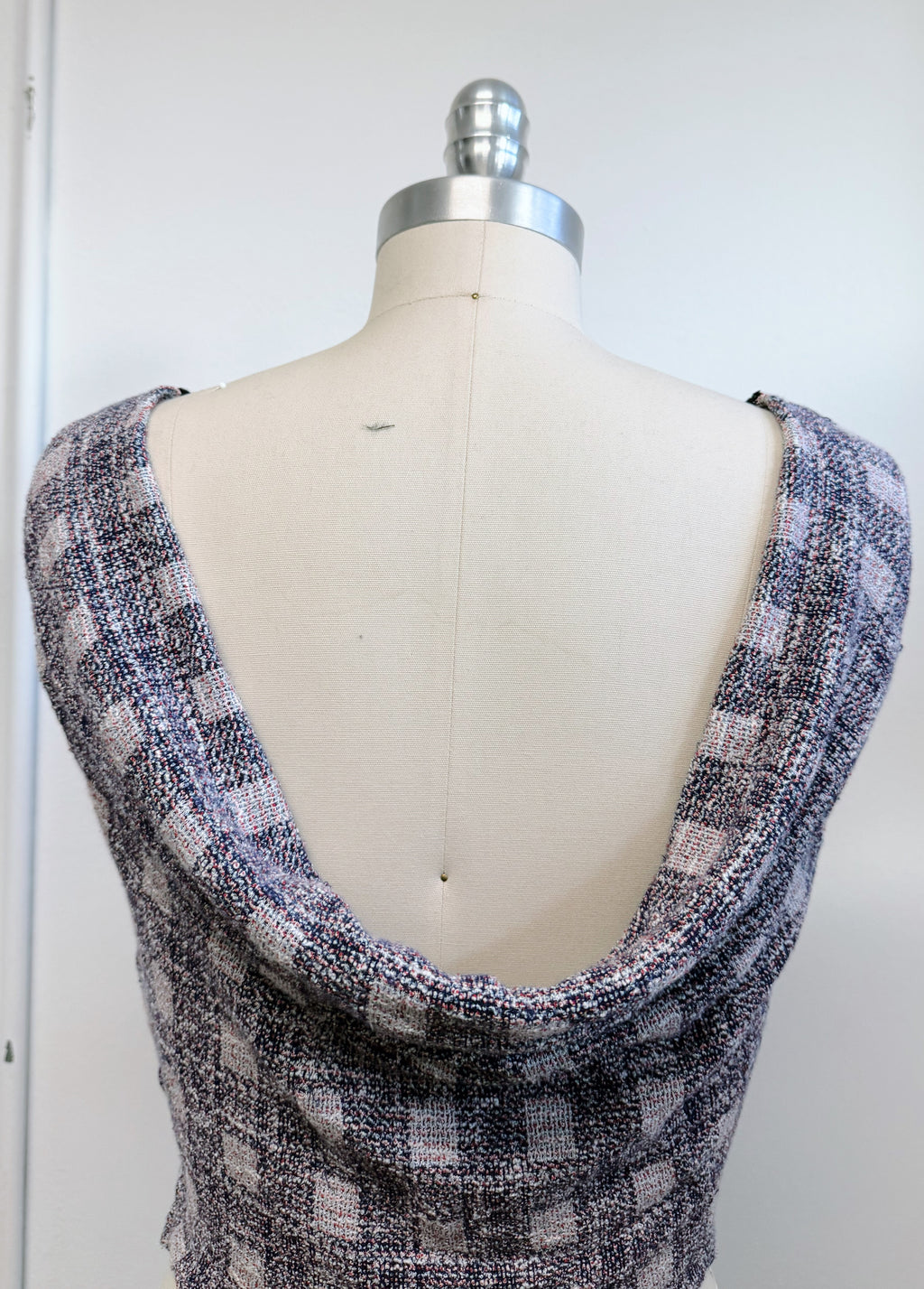 Cowl Back Knit Dress