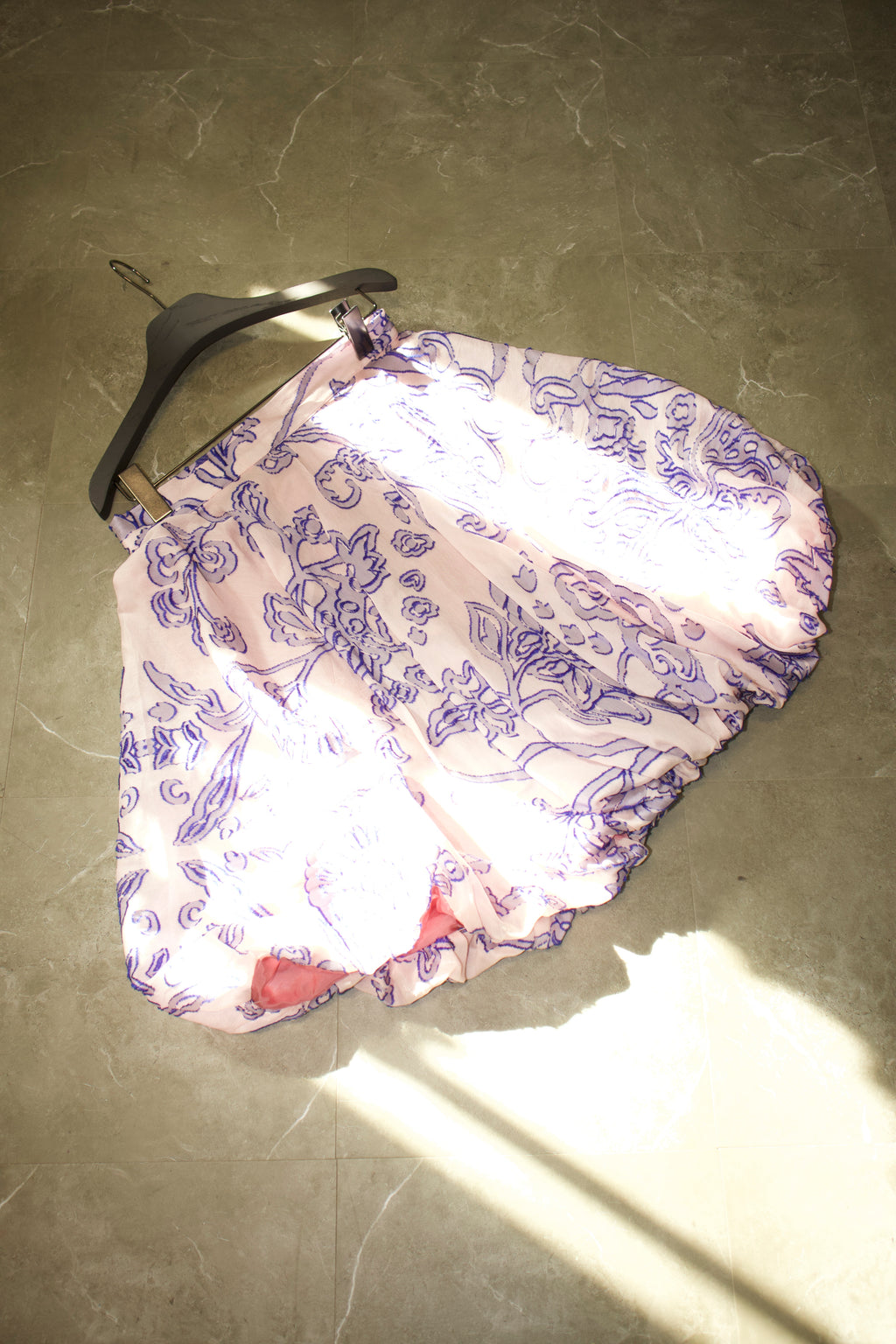 Floral Print Bubble Skirt