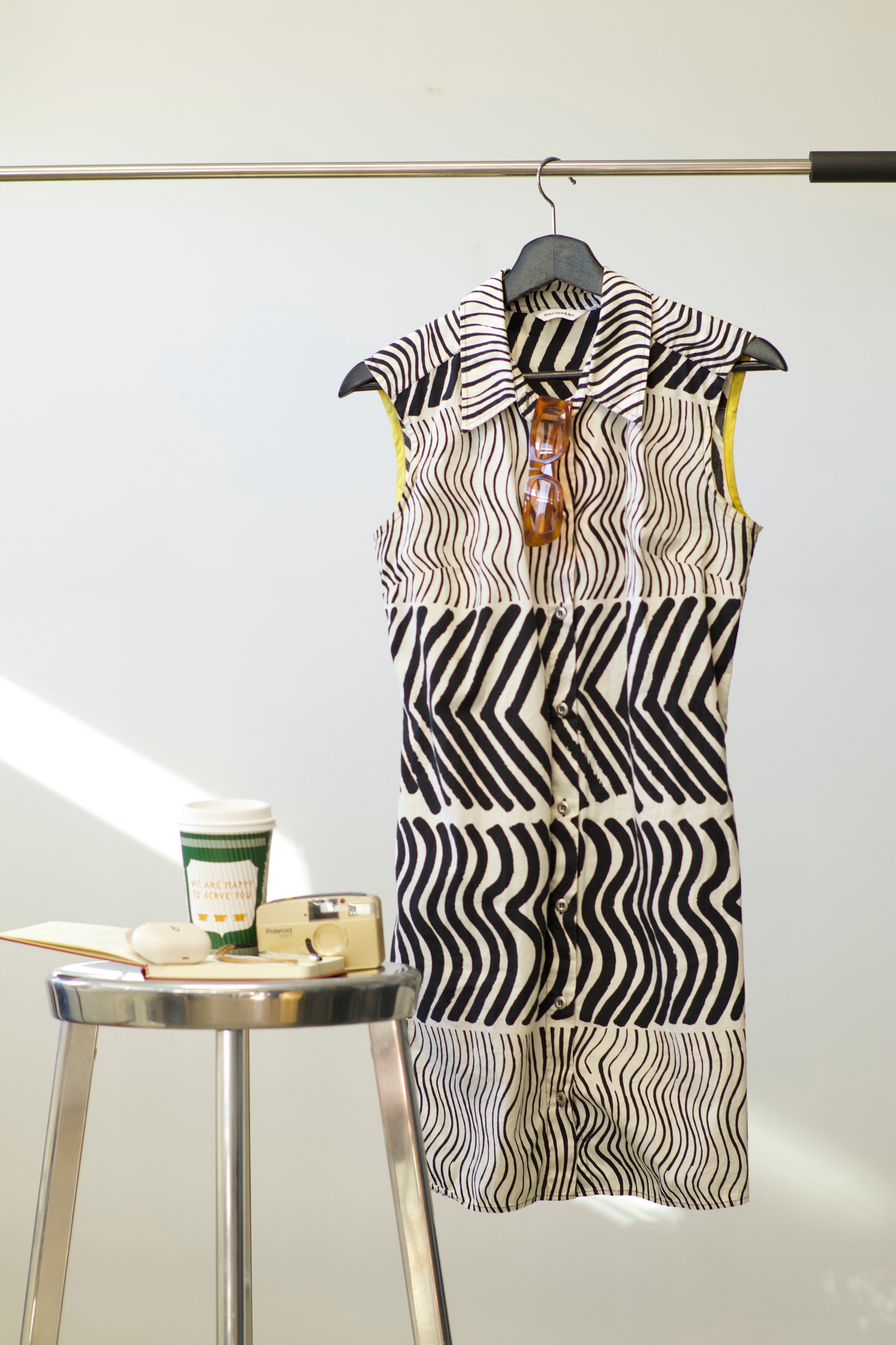 Cotton Shirt Dress in Merrimeko Print