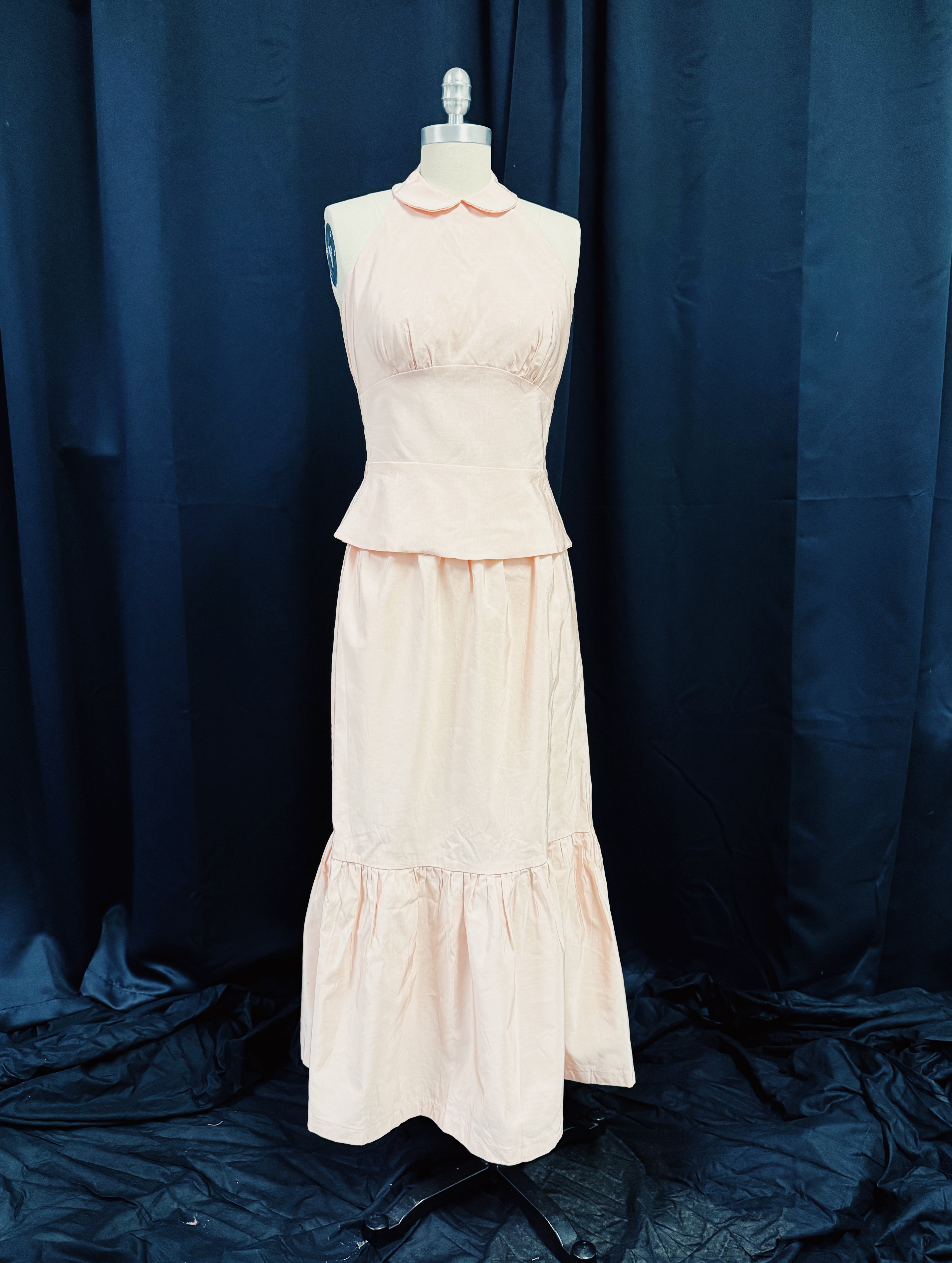 Jacquard top and skirt set