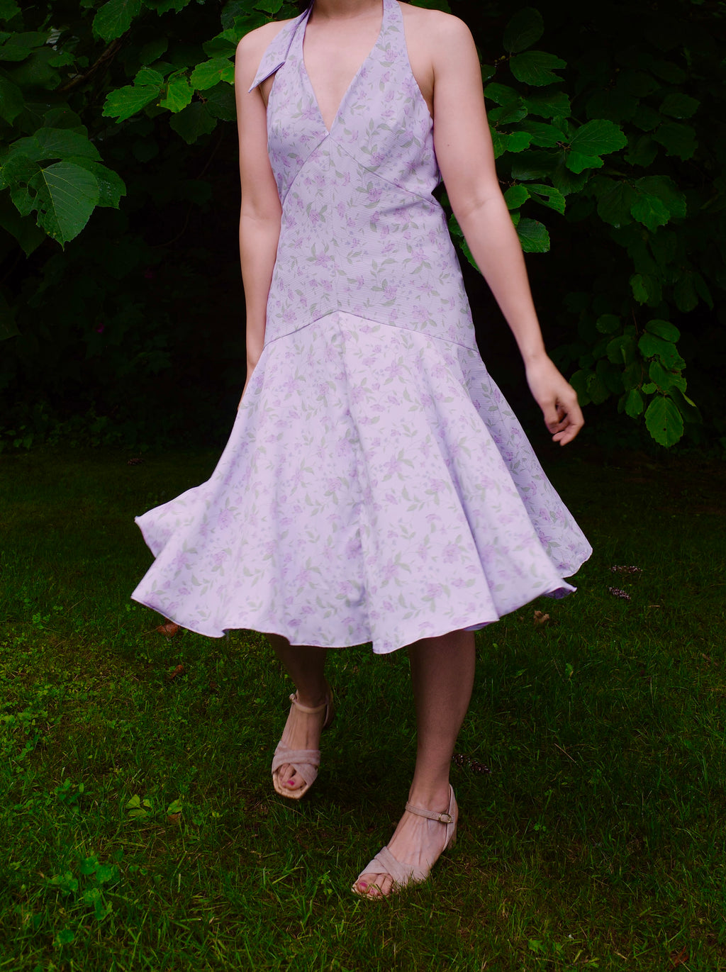 Floral Tie Back Dress