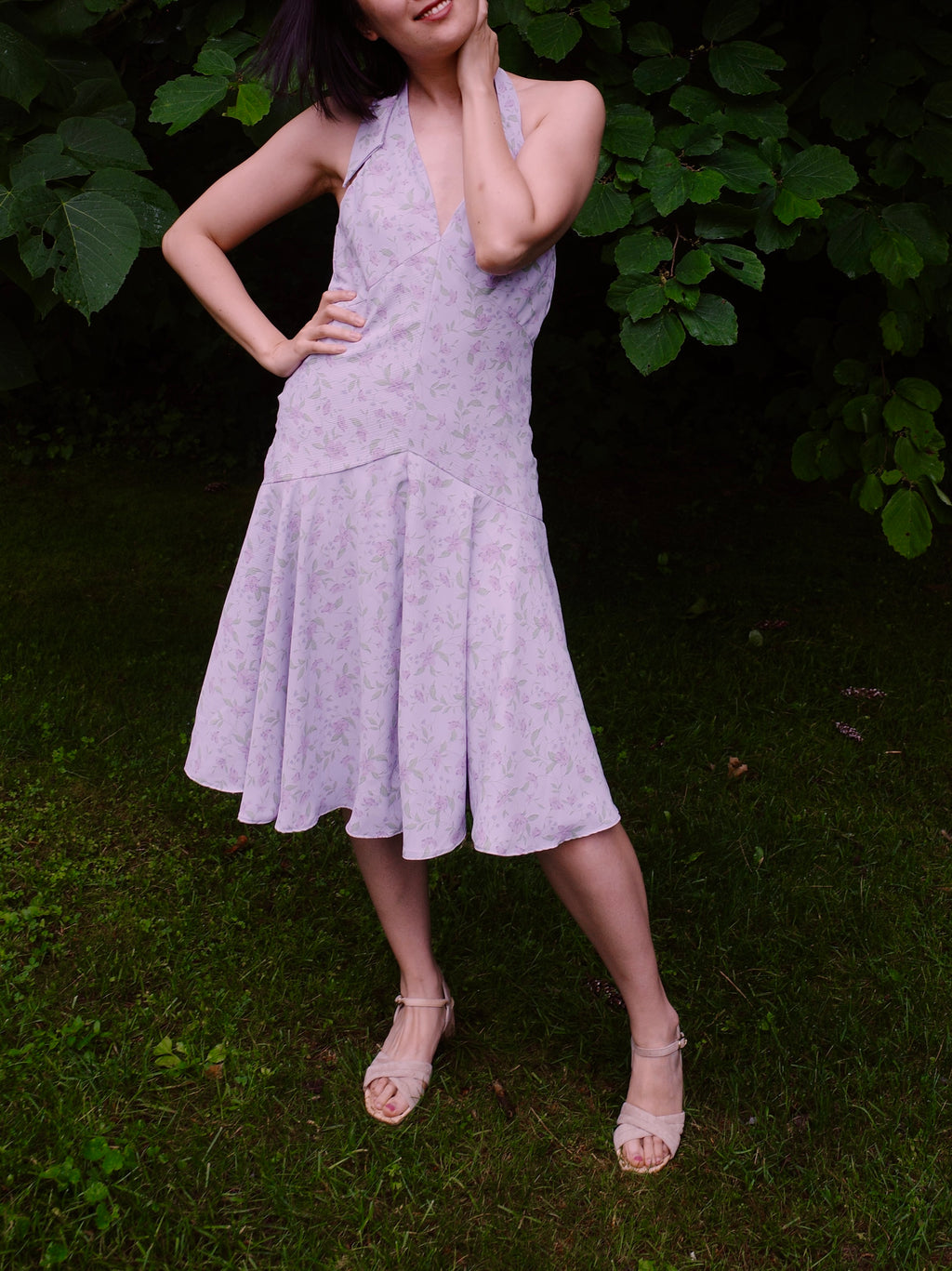 Floral Tie Back Dress