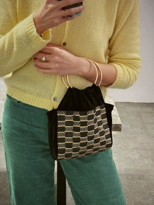 Weaved Ribbon Clutch
