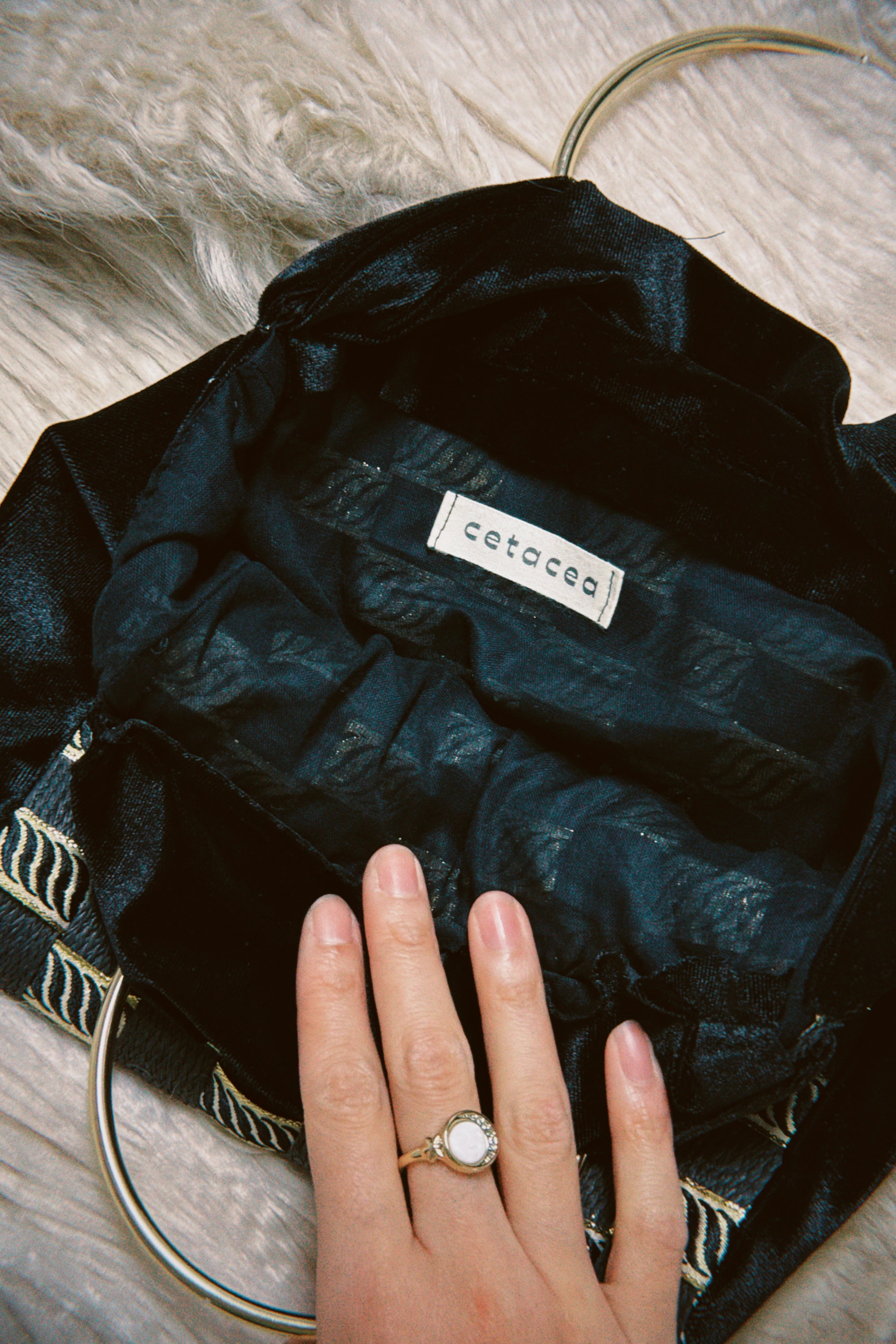 Weaved Ribbon Clutch